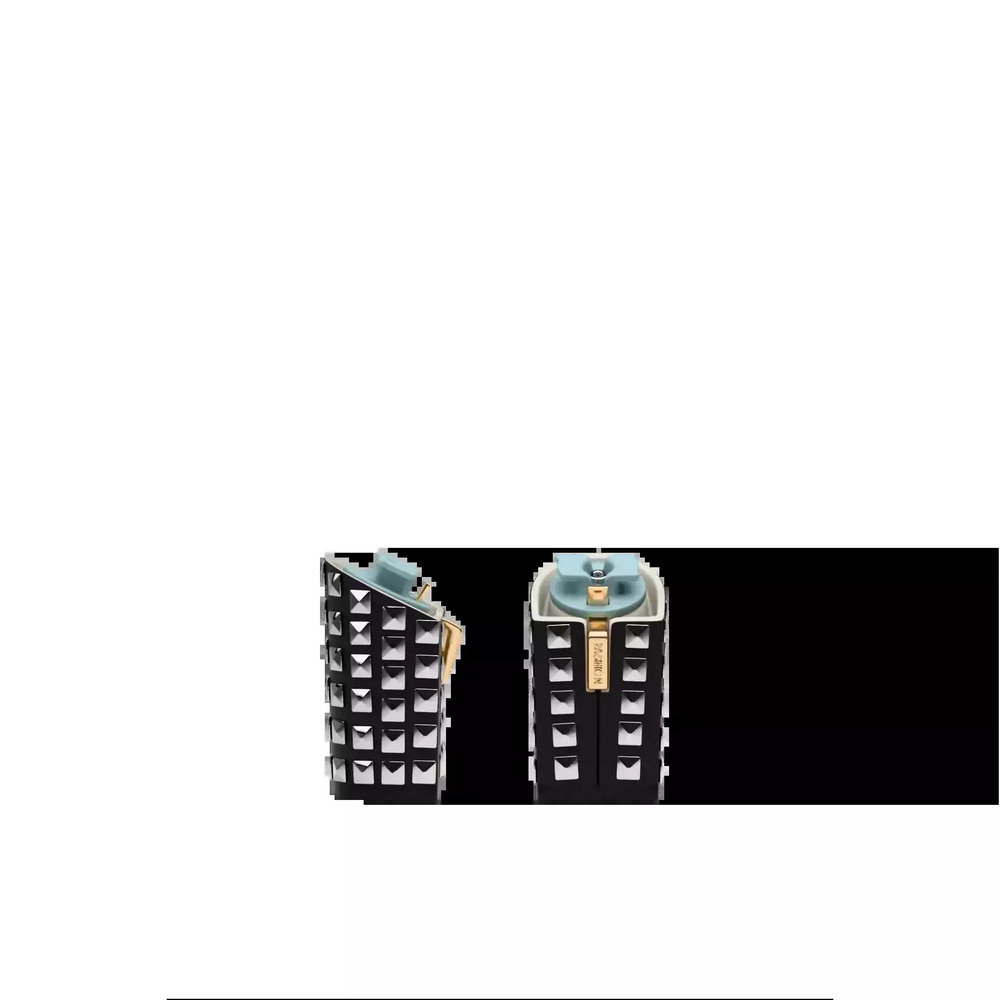 Pashion Footwear Block Heel Kit 4 Silver Stud Size 5-6.55-6.5